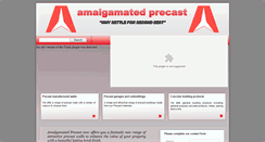 Desktop Screenshot of amalgamatedprecast.co.za